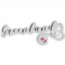 Recherche de drapeau groenland autocollants Grønland