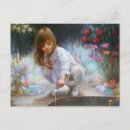 Recherche de fée de fleur cartes postales Jeune fille