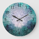 Recherche de conception de mosaïque horloges Bleu