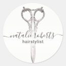 Recherche de cheveux vintages autocollants Coiffeur