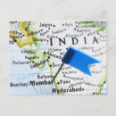 Recherche de point de repère international cartes postales Drapeau