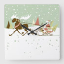 Recherche de rennes horloges Neige