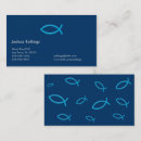 Recherche de poissons bleus cartes visite Église