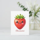 Recherche de nourriture kawaii cartes postales Mignon