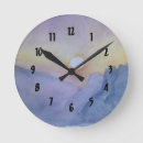 Recherche de coucher du soleil horloges Peinture