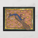 Recherche de peinture de paon cartes postales Oiseau