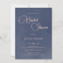 Recherche de navy bridal shower invitations Classique