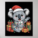 Recherche de koala drôle posters Noël