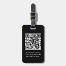 Recherche de qr code bagages étiquettes Personnalisation