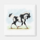 Recherche de cheval blanc noir magnets Équestre