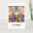 Recherche de sandwich vœux cartes Chat