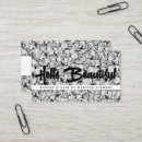 Recherche de belles fleurs cartes visite Customer