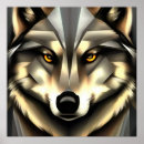 Recherche de loups sauvages posters Canine