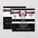 Recherche de flamand rose invitations Soirée flamingo