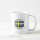 Recherche de drapeau de la suède tasses Insigne