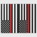 Recherche de la ligne papier cadeau Ligne rouge mince