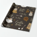 Recherche de motif café papier cadeau Boisson