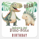 Recherche de dinosaur autocollants Fête d'anniversaire