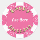 Recherche de poker autocollants Anniversaire