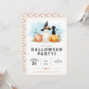 Recherche de partie de des enfants halloween invitations Aquarelle