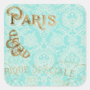 Recherche de papillon turquoise autocollants Vintage