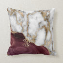 Recherche de pierre de marbre coussins Blanc
