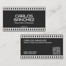 Recherche de caméra vidéo cartes visite Vidéographe