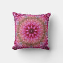 Recherche de fleur de mandala coussins Rose