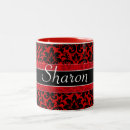 Recherche de damassé rouge tasses Motif