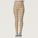 Recherche de brown plaid leggings Brun