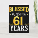 Recherche de 61 anniversaire cartes Amusant