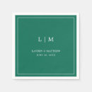 Recherche de vert mariage serviettes Simple