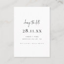 Recherche de le parrain invitations Minimaliste