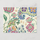 Recherche de paisley cartes postales Floral