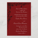 Recherche de cramoisi invitations Rouge