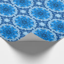 Recherche de bleu cerulean papier cadeau Motif géométrique