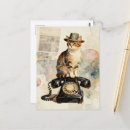 Recherche de chatons vintages cartes postales Félin