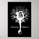Recherche de posture de yoga posters Équilibre
