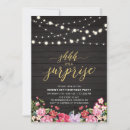 Recherche de lumières de ficelle invitations Rustique