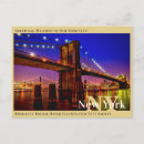 Recherche de pont vintage new york city cartes postales Illustration