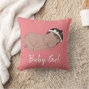 Recherche de baby shower filles coussins Moderne