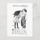Recherche de femmes vintages cartes postales Noir