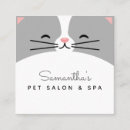 Recherche de visage de chat cartes visite Vétérinaire