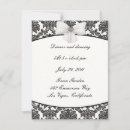 Recherche de conception de damassé invitations Fleurs