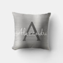 Recherche de d d argent coussins Monogramme