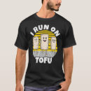 Recherche de coureur végétarien tshirts Tofu