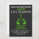 Recherche de rock star baby shower invitations Punk