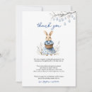 Recherche de lapin bleu vœux cartes Message
