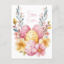 Recherche de oeufs de colorés pâques cartes Printemps