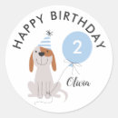 Recherche de petit chien bleu autocollants Chiot